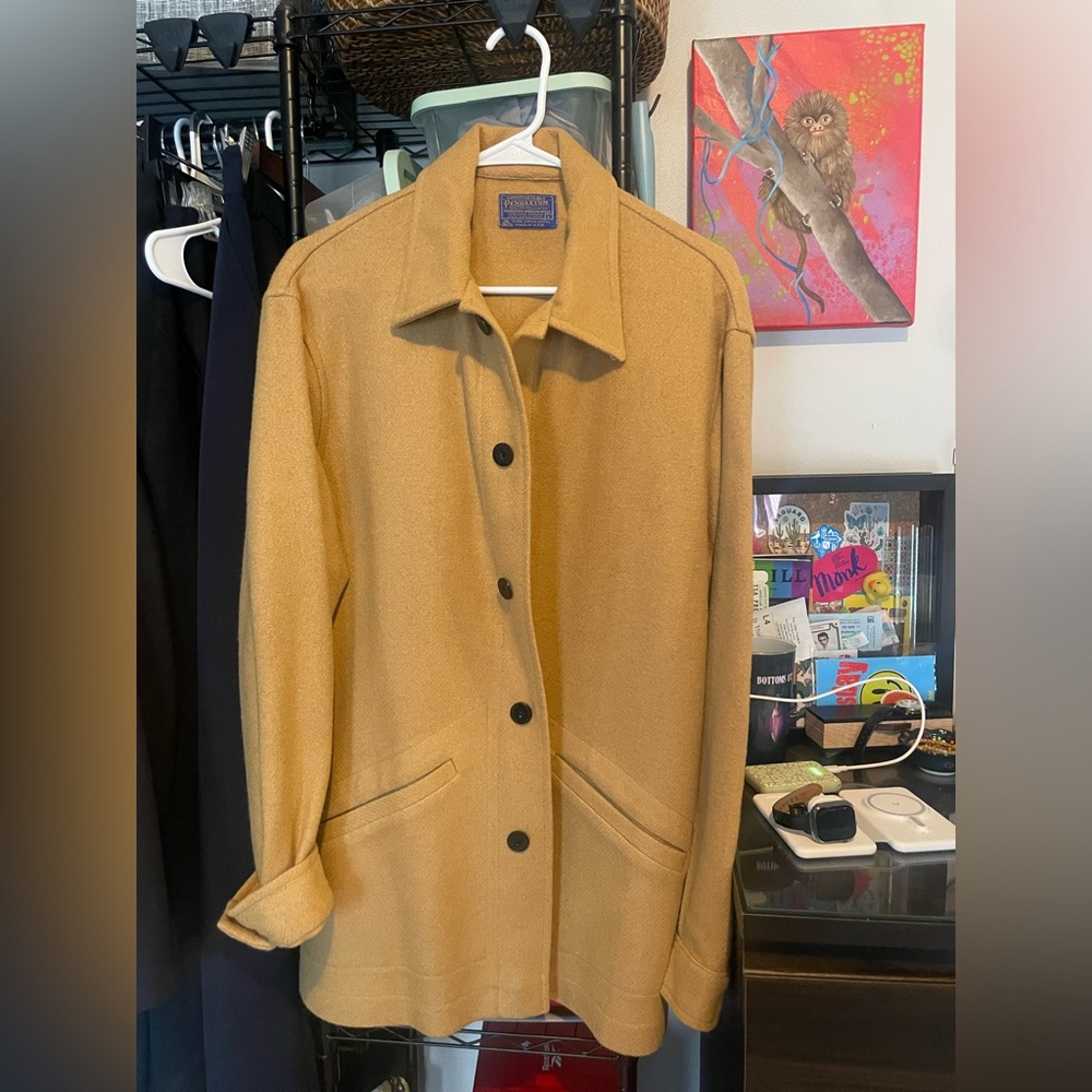 Pendleton Women's Camel Wool Shacket